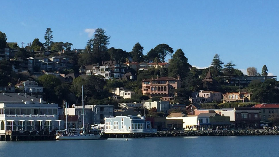View of Alta Mira from San Francisco Bay