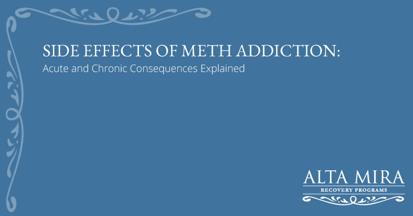 side effects of meth addiction